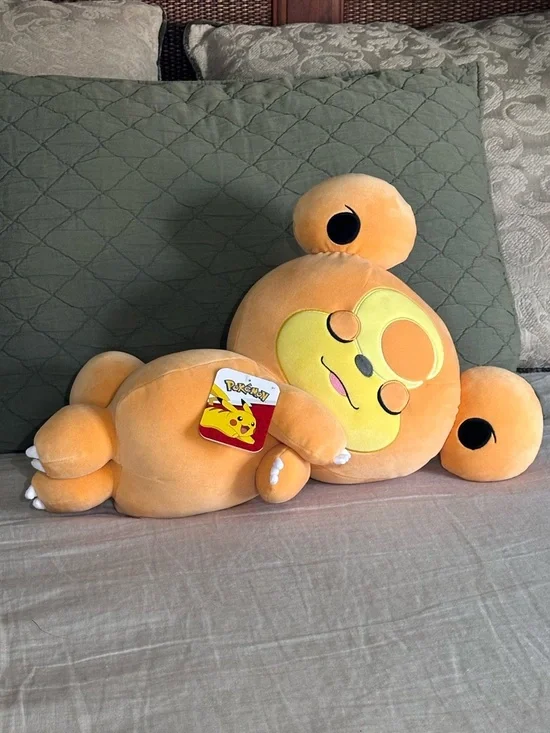 Teddiursa | Sleeping Pokemon Plush | 18” | NWT - Picture 1 of 5